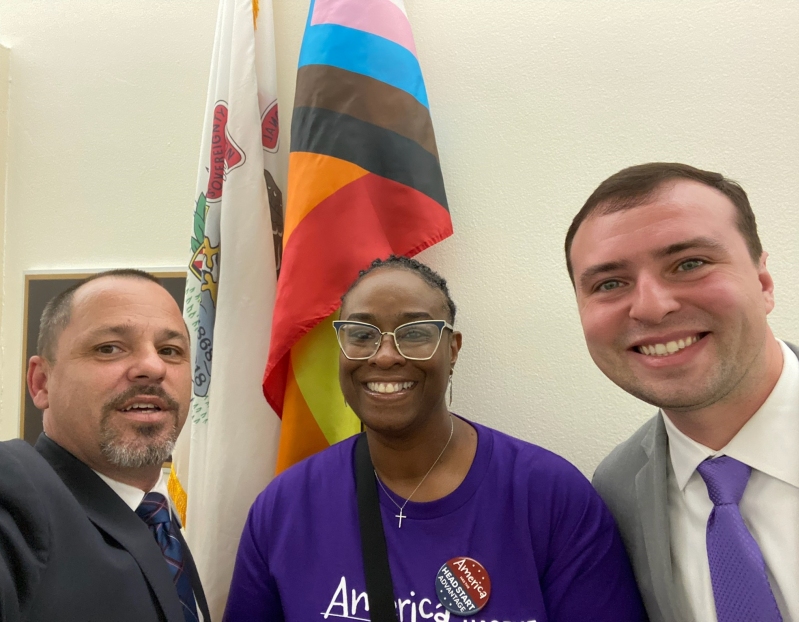 Visiting US Rep Danny Davis (D-7) 