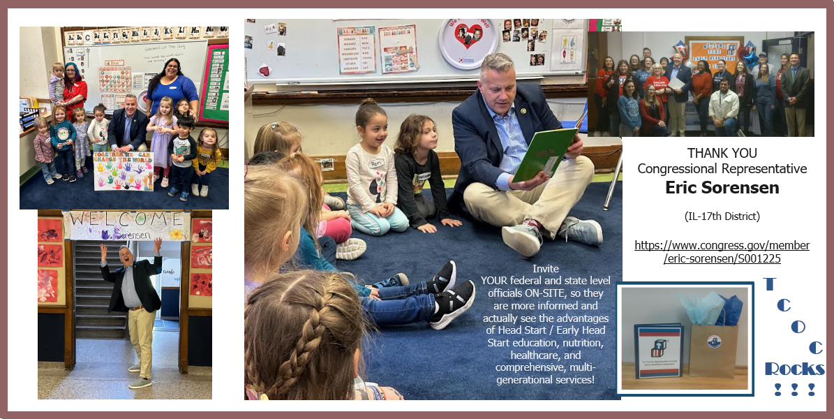 Congressman Eric Sorensen visit at TCOC