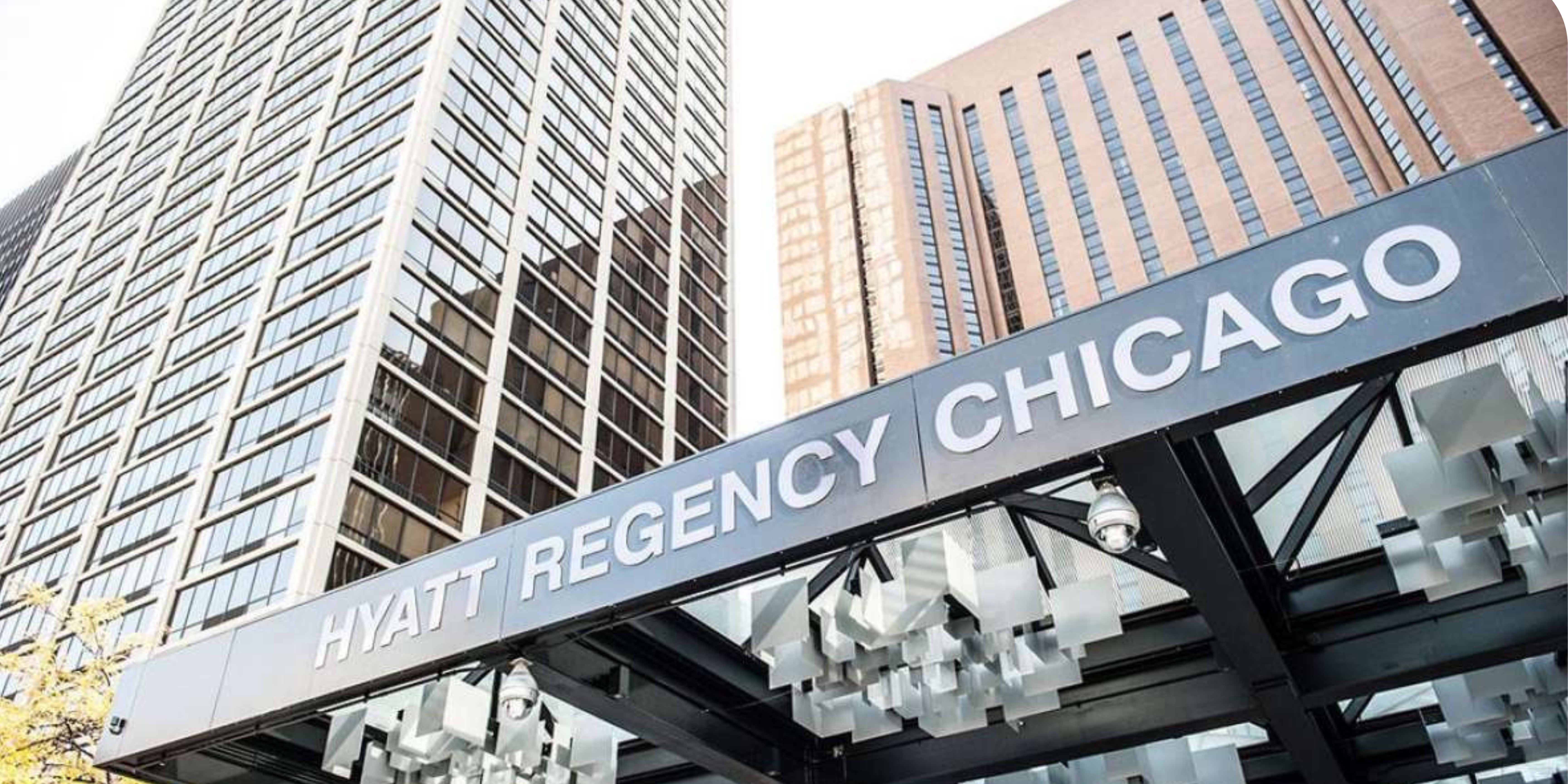 clickable image for conference hotel and location, hyatt regency chicago