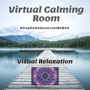 virtual calming room visual relaxation image