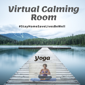 virtual calming room yoga image